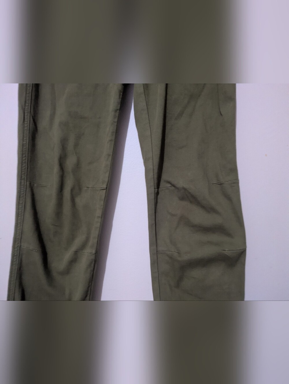 Mavi Ivy Olive Green Cargo Mid-Rise Slim Fit Twill Pants Size 26/28 Excellent! - Picture 8 of 16